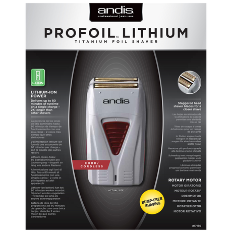 Profoil Lithium Titanium Foil Shaver