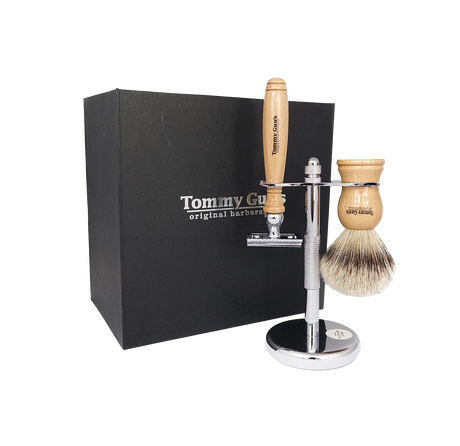 Tommy Gun's Shave Tommy Guns 3 Piece Shave Kit - Beechwood