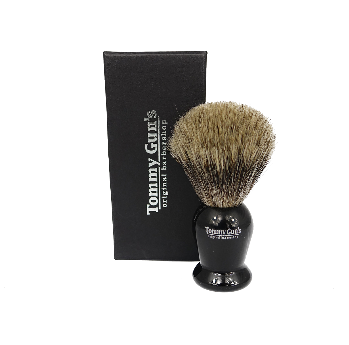 Tommy Gun's Shave Tommy Guns Shave Brush Faux Horn Handle 20mm Pure Badger SI20-EB10