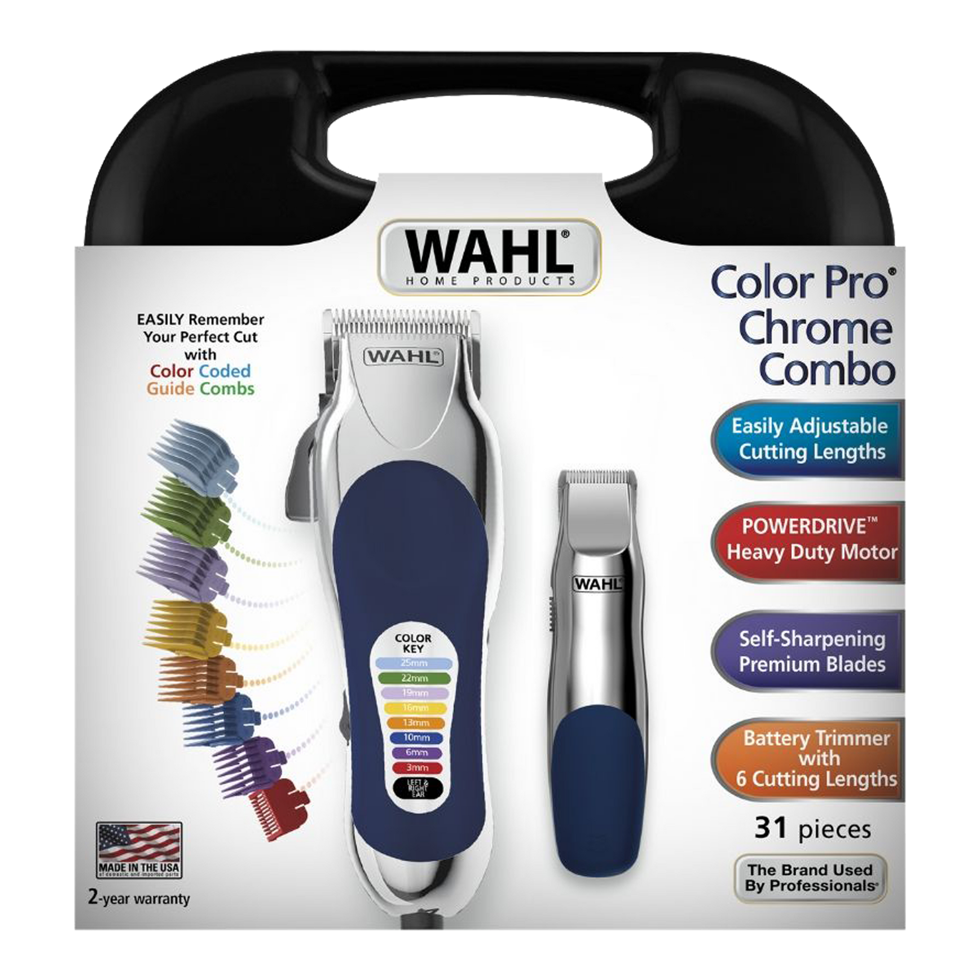 Wahl Colour Pro Chrome Combo Tommy Gun s Barbershop New Zealand