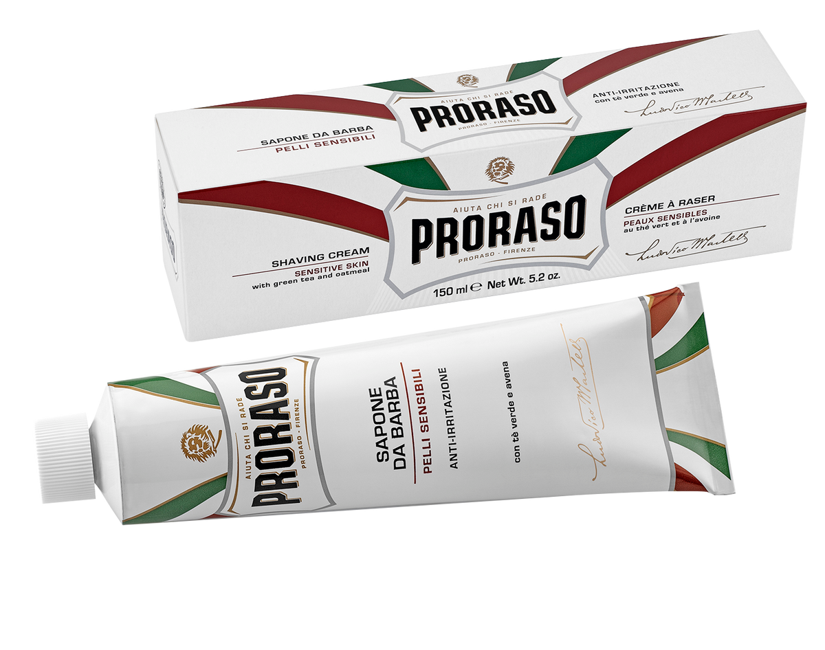 Proraso Shaving Cream Tube Sensitive Skin Tommy Gun's New