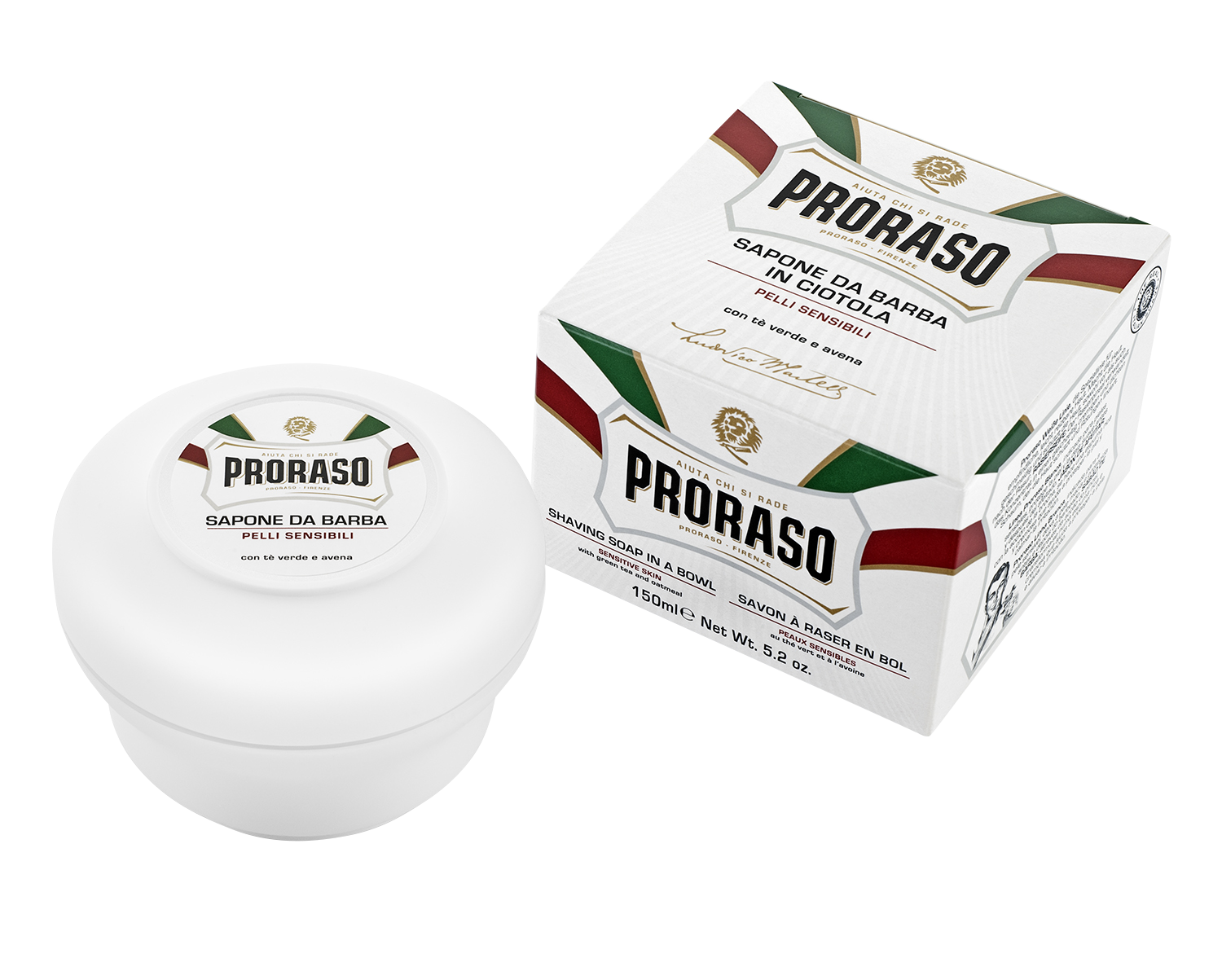Proraso Shave Soap & Bowl 150ml White Tommy Gun's New Zealand Tommy Guns New Zealand
